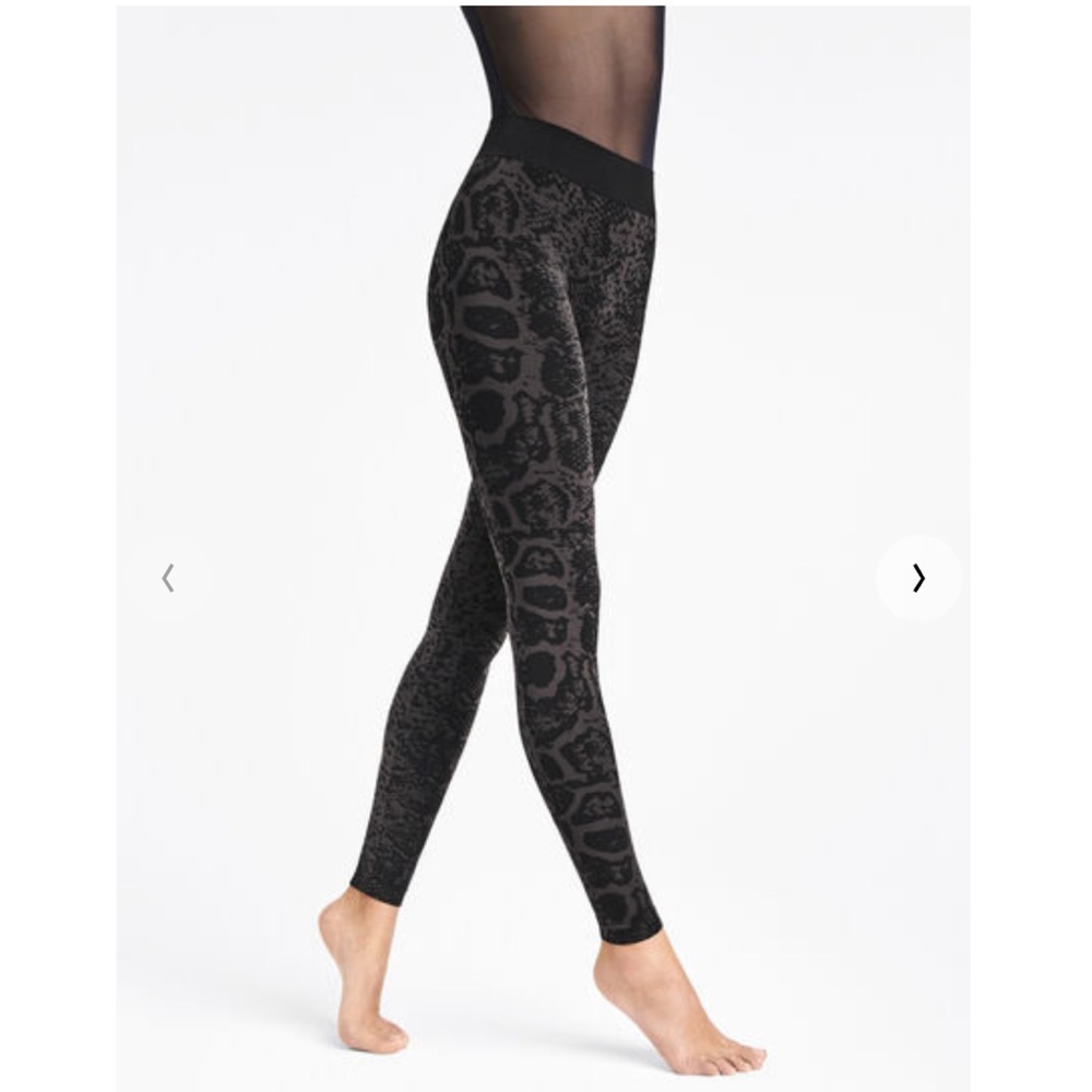 BNWT Wolford Blotched Snake Leggings